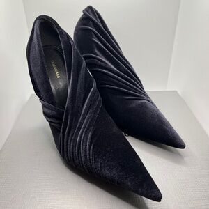 Balenciaga Knife velvet heels